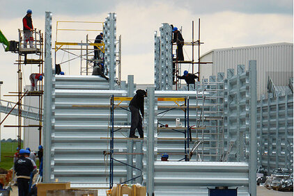 PETKUS turnkey grain storage construction